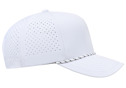 YP Classics 5389BD 5-Panel Snapback Cap with Perforations and Braided Rope