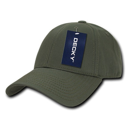 Decky 209 - 6 Panel Low Profile Structured Cotton Cap, Baseball Hat