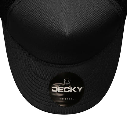 Decky 211 5-Panel Foam Trucker Cap Mesh Back Hat - Blank