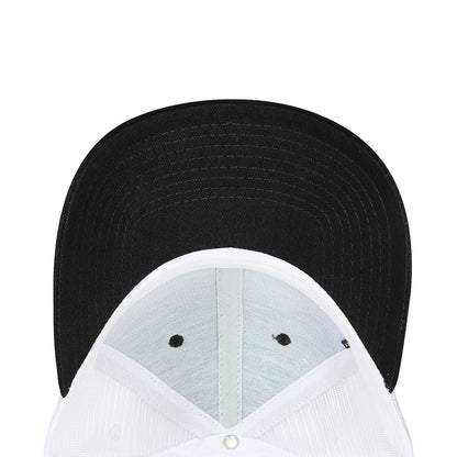 Decky 214 6 Panel Low Profile Structured Cotton Trucker Hat, Mesh Golf Cap - Blank