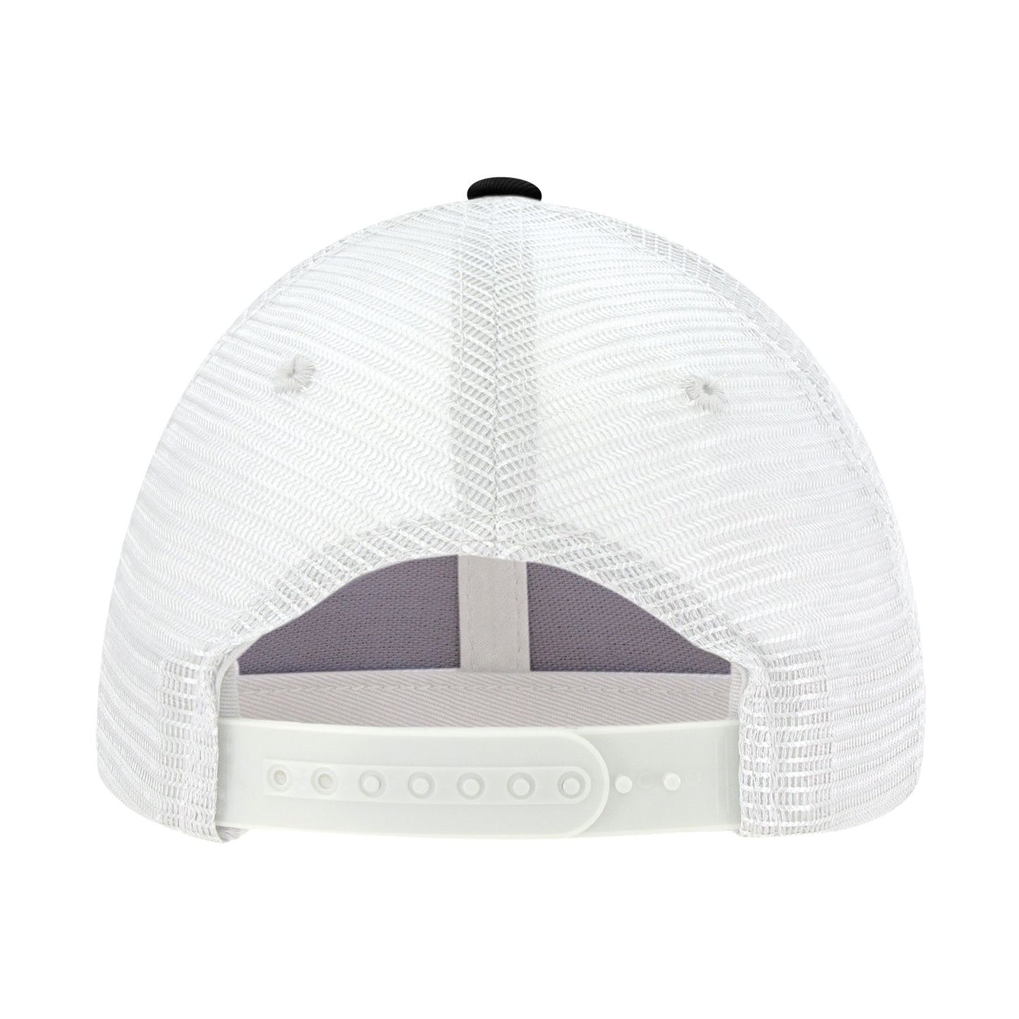 Decky 214 6 Panel Low Profile Structured Cotton Trucker Hat, Mesh Golf Cap - Blank