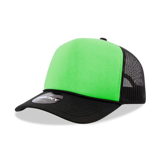 Decky 220 2-Tone Neon Foam Trucker Cap - Star Hats & Embroidery