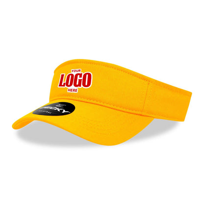 Custom Embroidered Decky 3001 - Cotton Visor, Sports Visor