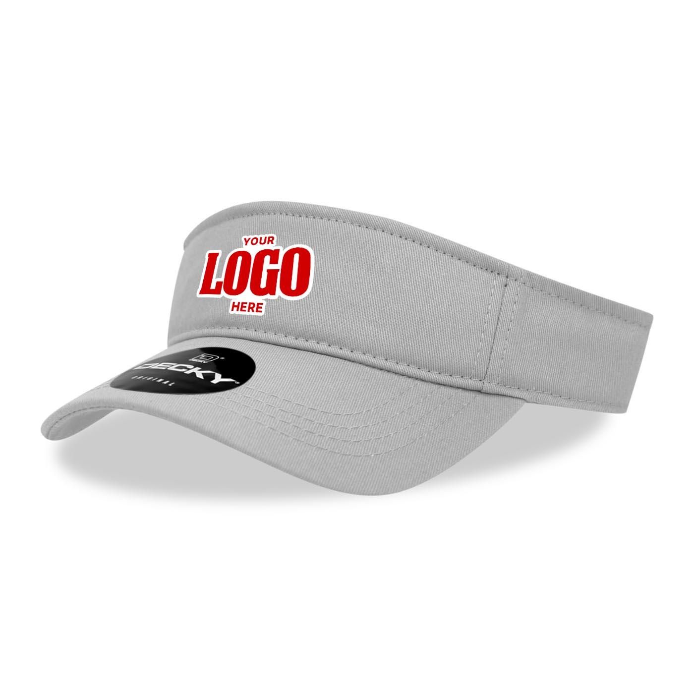 Custom Embroidered Decky 3001 - Cotton Visor, Sports Visor