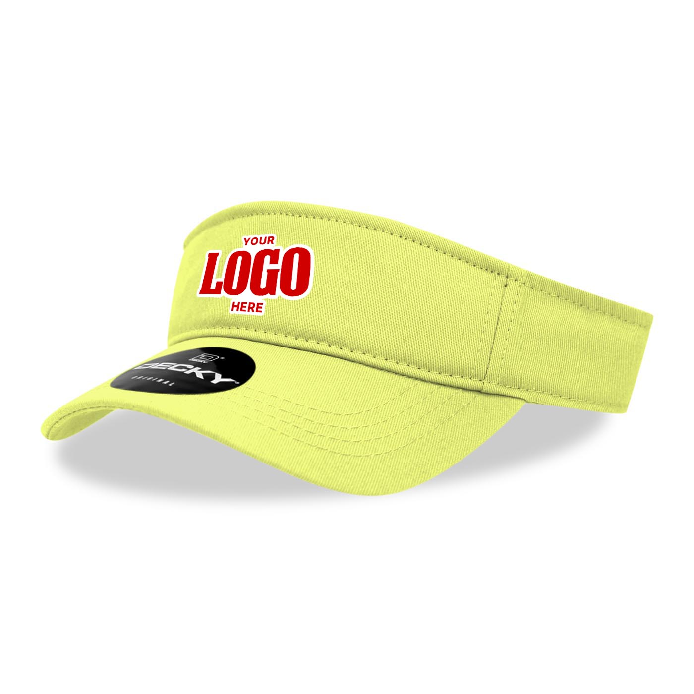 Custom Embroidered Decky 3001 - Cotton Visor, Sports Visor