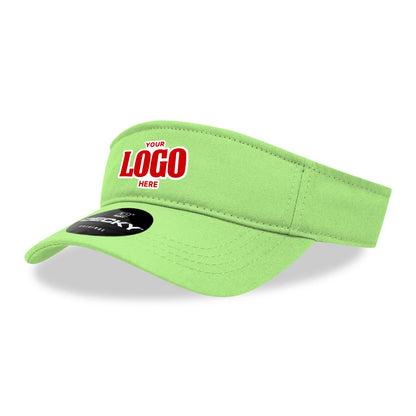 Custom Embroidered Decky 3001 - Cotton Visor, Sports Visor