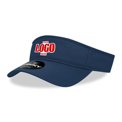 Custom Embroidered Decky 3001 - Cotton Visor, Sports Visor