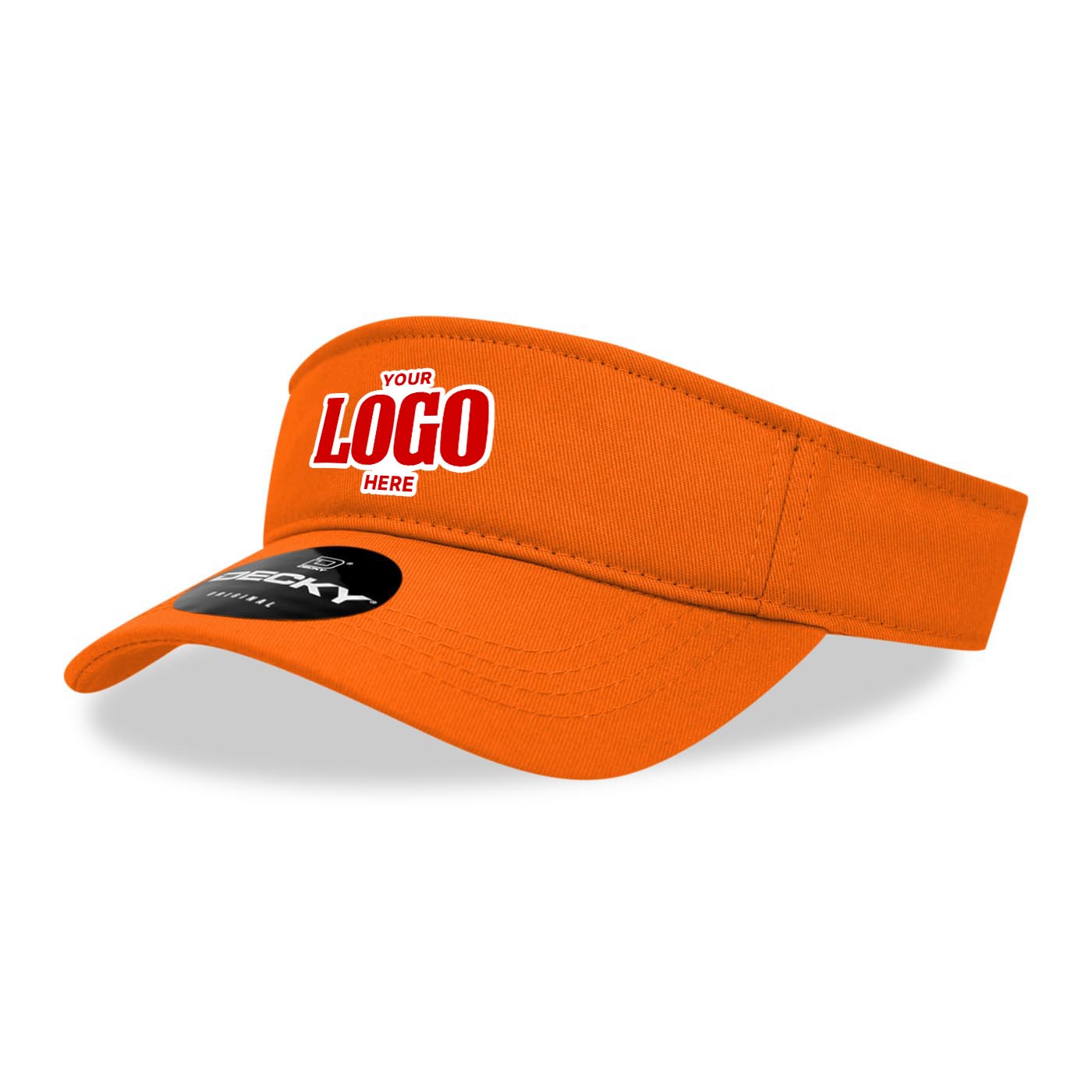 Custom Embroidered Decky 3001 - Cotton Visor, Sports Visor