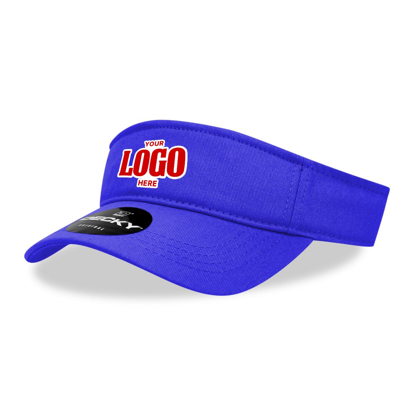 Custom Embroidered Decky 3001 - Cotton Visor, Sports Visor