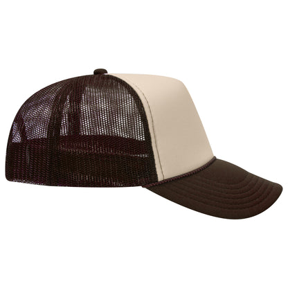 OTTO 32-467 5-Panel, Mid Profile Foam Trucker Hats, Mesh Back