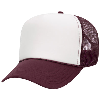 OTTO 32-467 5-Panel, Mid Profile Foam Trucker Hats, Mesh Back