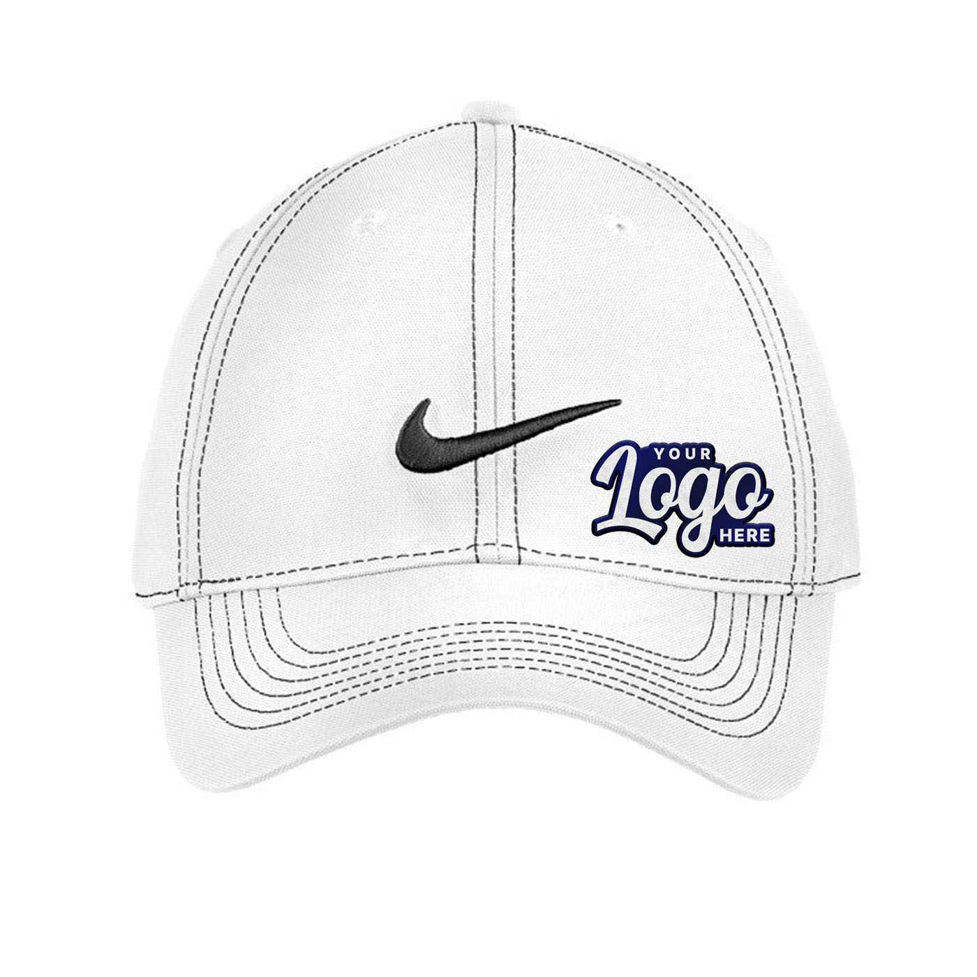 Custom Embroidered Nike 333114 Swoosh Front Cap – Star Hats