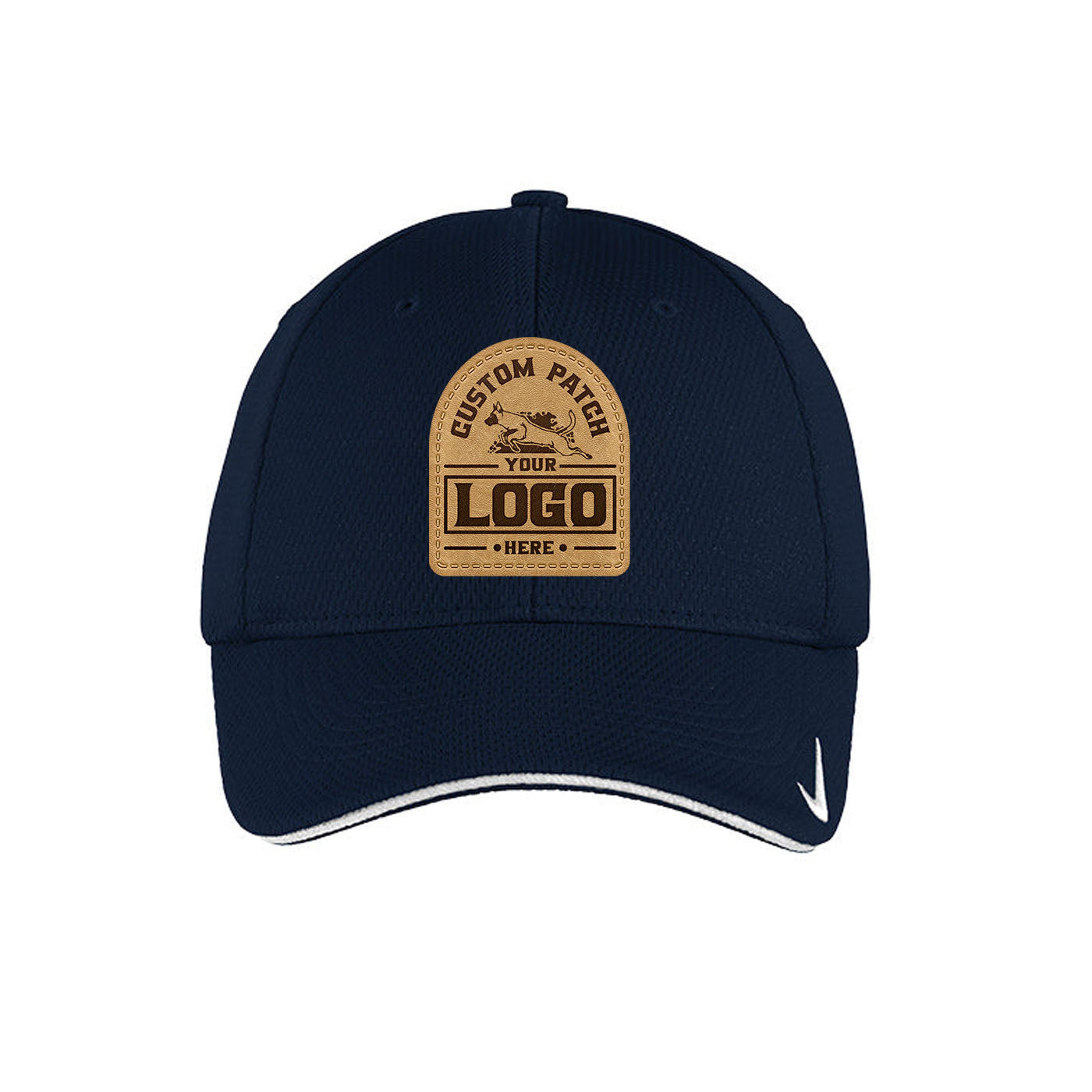 Custom Patch Nike 333115 Dri-FIT Mesh Swoosh Flex Sandwich Cap