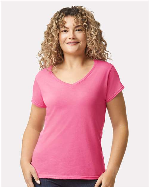Gildan 64V00L Women's Softstyle® V-Neck T-Shirt