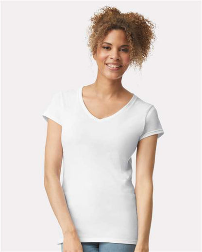 Gildan 64V00L Women's Softstyle® V-Neck T-Shirt
