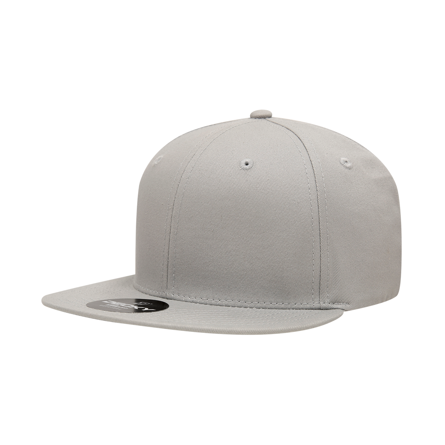 Decky 361 Cotton Snapback Hat Flat Bill Cap - Blank