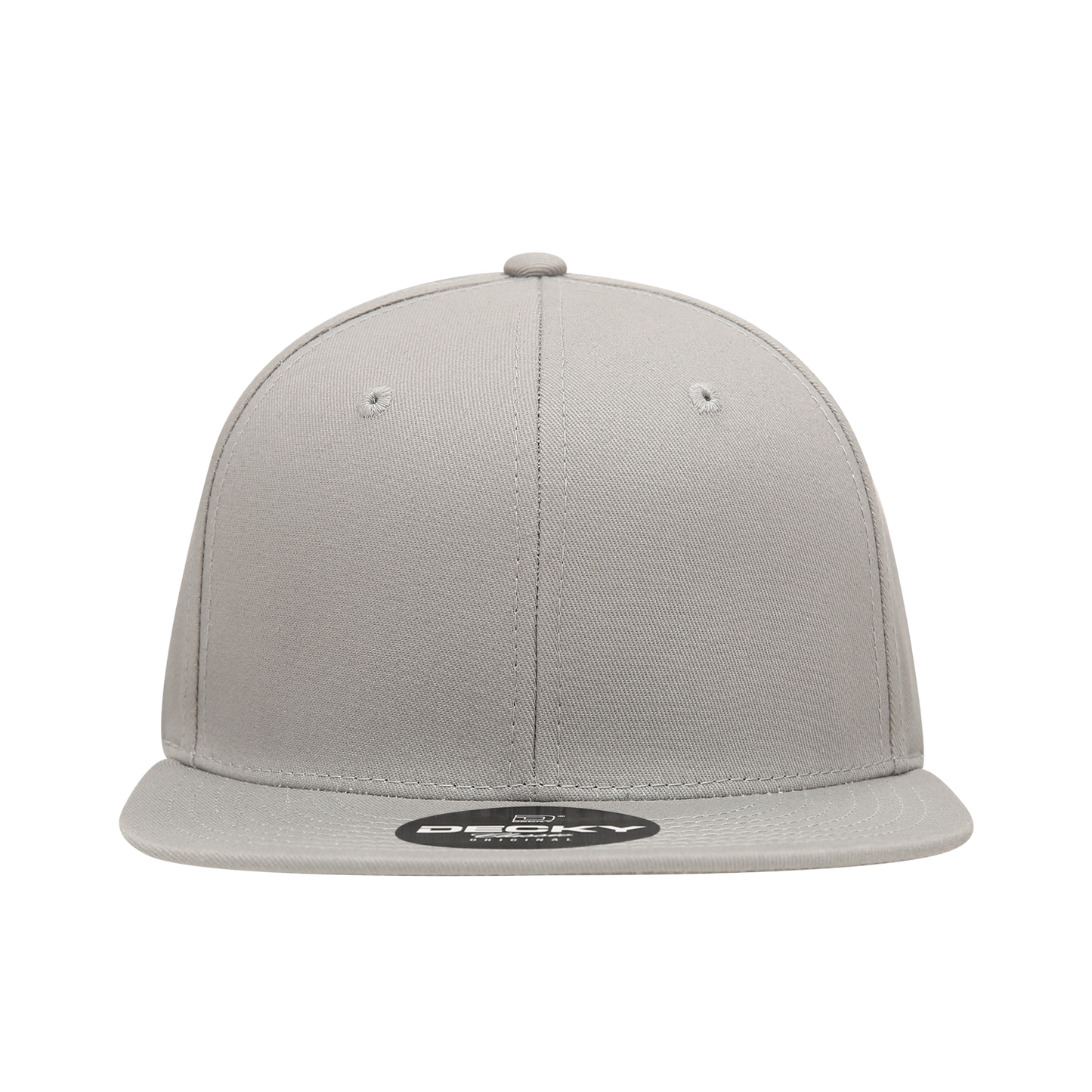 Decky 361 Cotton Snapback Hat Flat Bill Cap - Blank