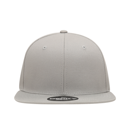 Decky 361 Cotton Snapback Hat Flat Bill Cap - Blank