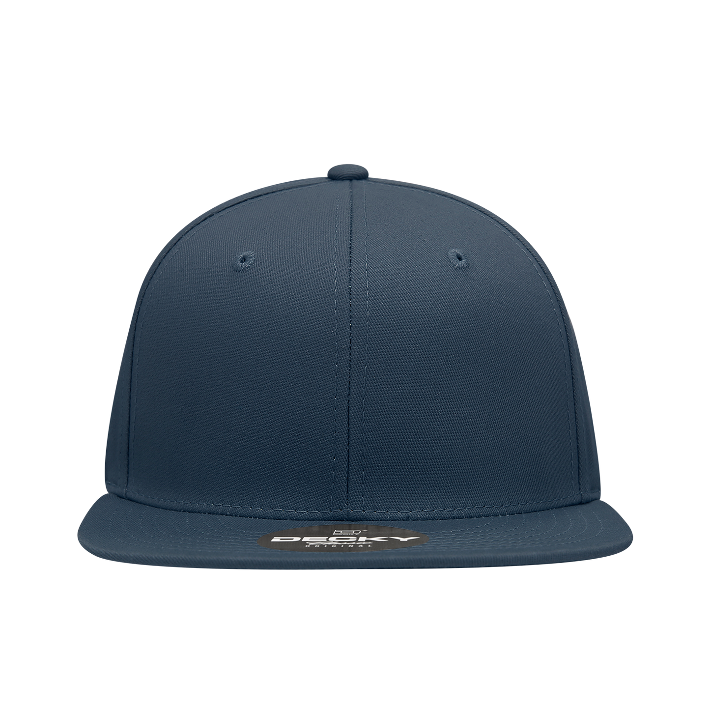 Decky 361 Cotton Snapback Hat Flat Bill Cap - Blank