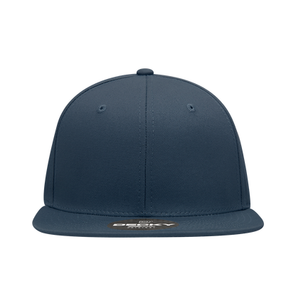 Decky 361 Cotton Snapback Hat Flat Bill Cap - Blank