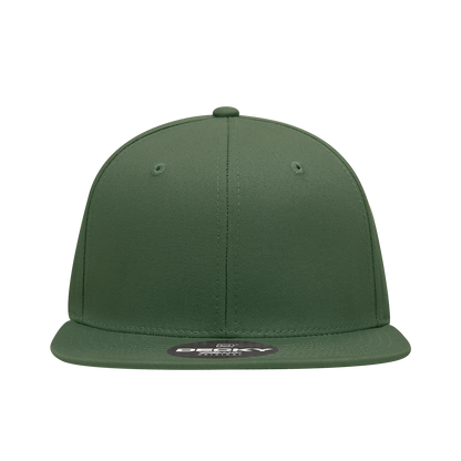 Decky 361 Cotton Snapback Hat Flat Bill Cap - Blank