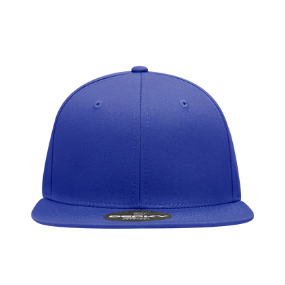 Decky 361 Cotton Snapback Hat Flat Bill Cap - Blank