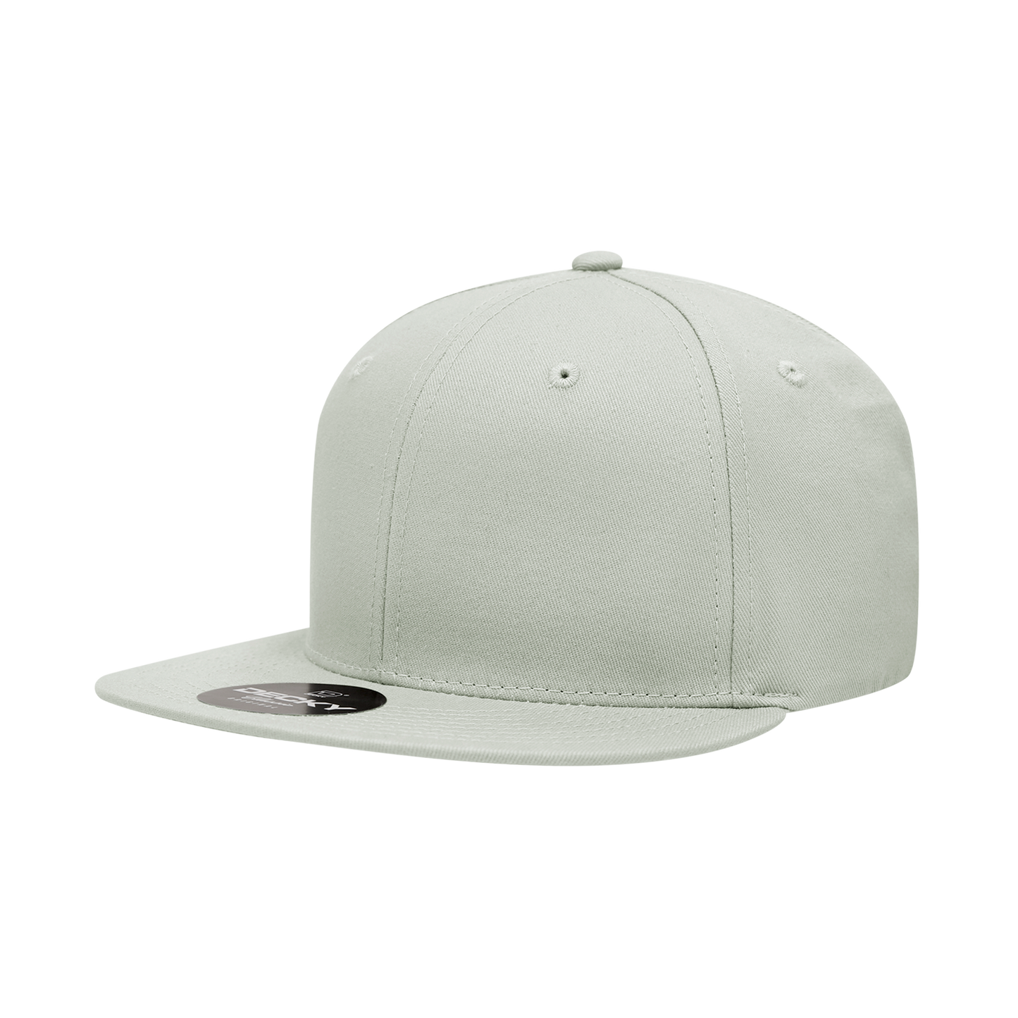 Decky 361 Cotton Snapback Hat Flat Bill Cap - Blank