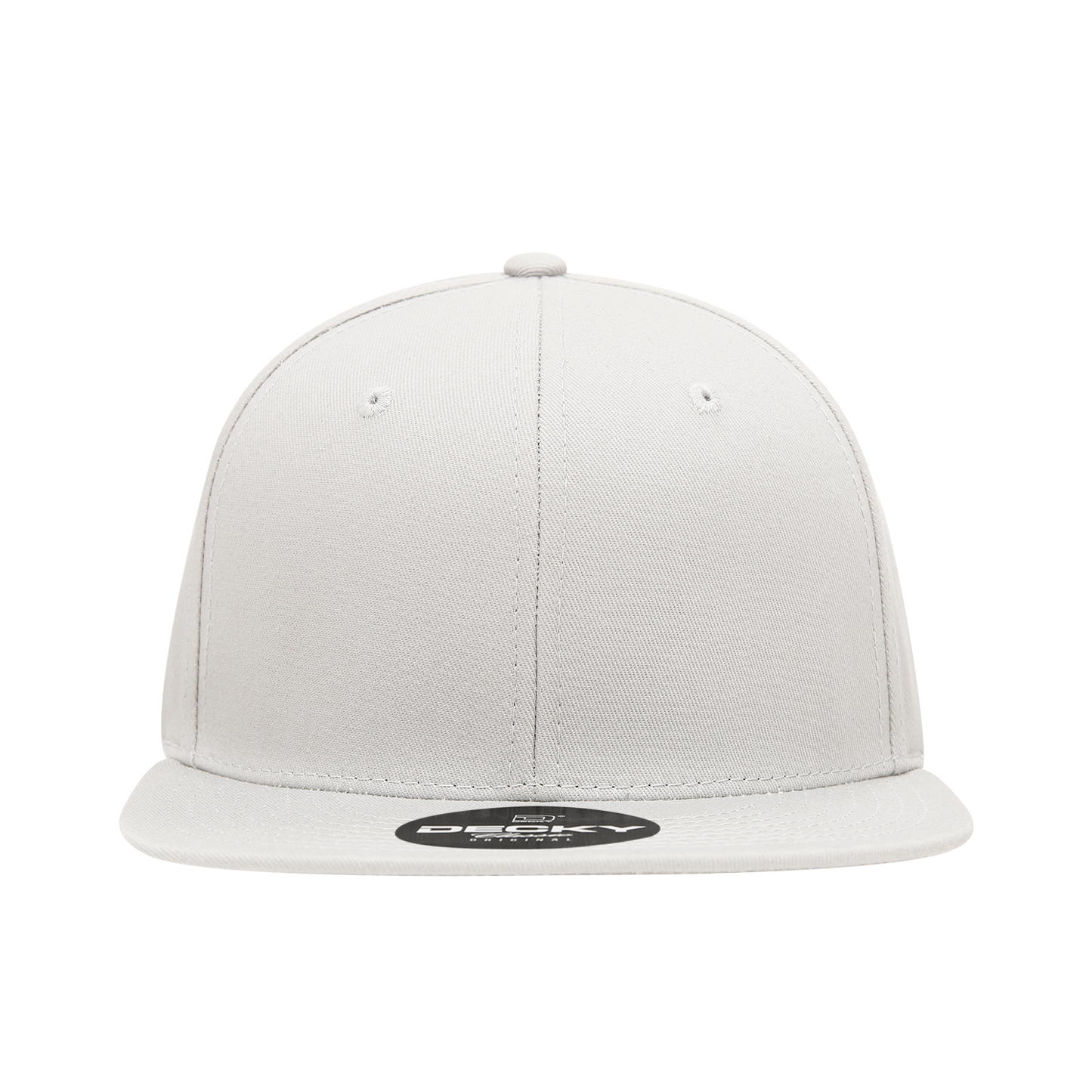 Decky 361 Cotton Snapback Hat Flat Bill Cap - Blank