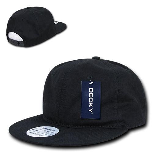 Decky 370 6 Panel High Profile Relaxed Cotton Snapback - Blank