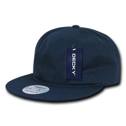 Decky 370 6 Panel High Profile Relaxed Cotton Snapback - Blank