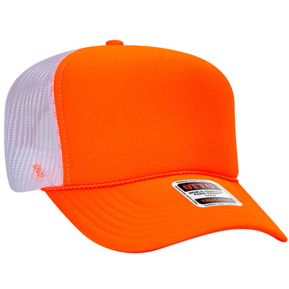 OTTO 39-165 5-Panel High Crown Foam Trucker Hat