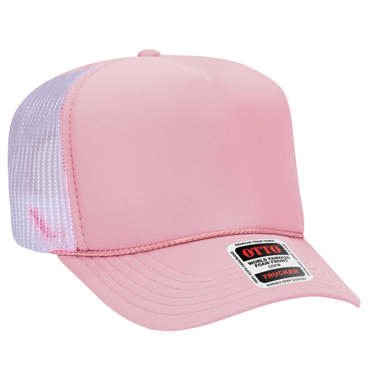 OTTO 39-165 5-Panel High Crown Foam Trucker Hat