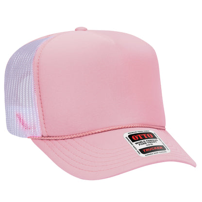OTTO 39-165 5-Panel High Crown Foam Trucker Hat