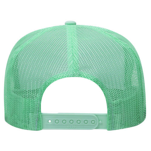 12 deals x Blank 5 Panel High Crown Mesh Back Trucker Hat (12 Pcs)