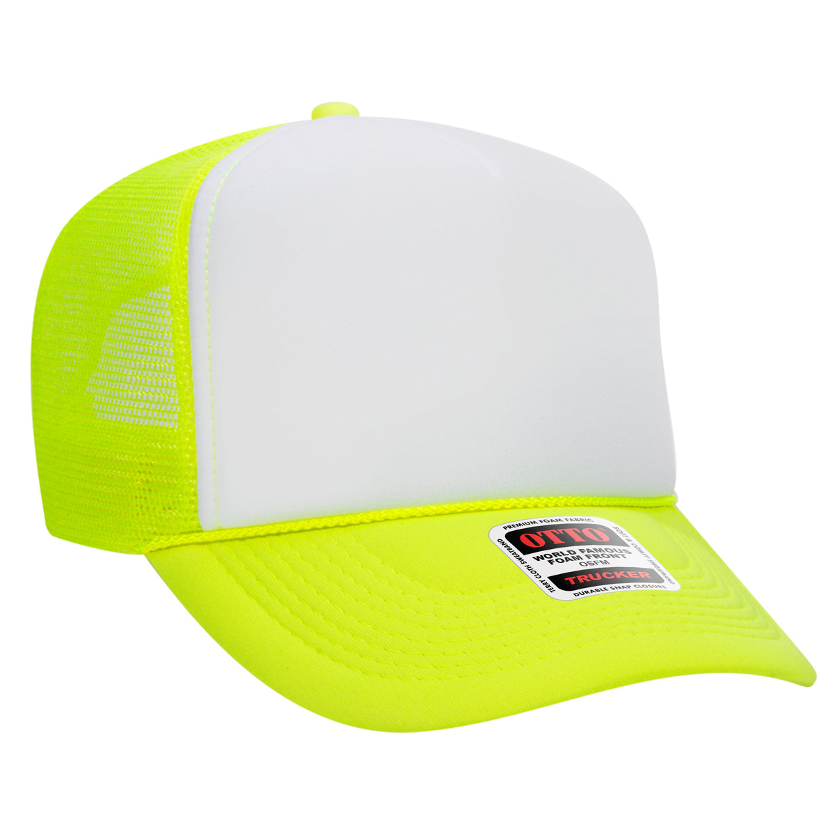 OTTO 39-165 5-Panel High Crown Foam Trucker Hat