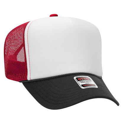 OTTO 39-165 5-Panel High Crown Foam Trucker Hat