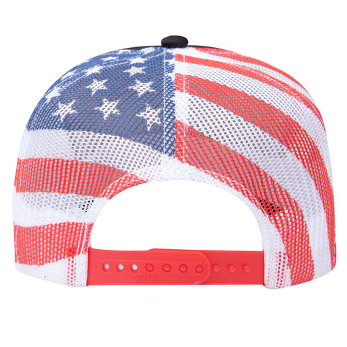 OTTO 39-165 5-Panel High Crown Foam Trucker Hat