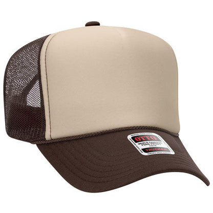 OTTO 39-165 5-Panel High Crown Foam Trucker Hat