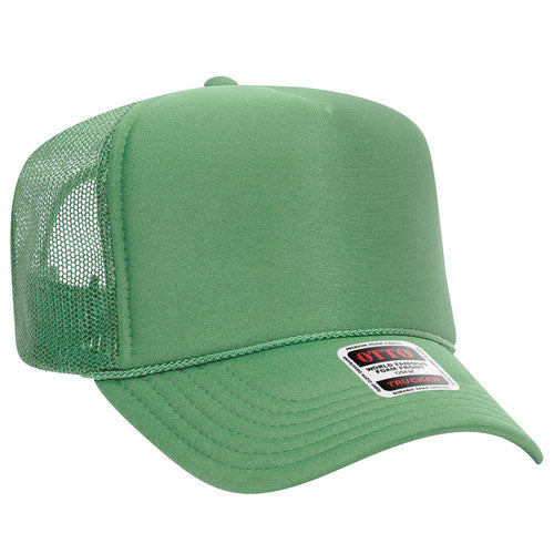 OTTO 39-165 5-Panel High Crown Foam Trucker Hat