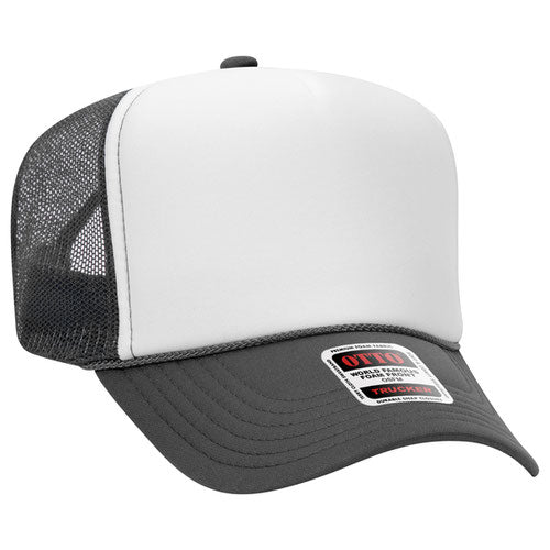 OTTO 39-165 5-Panel High Crown Foam Trucker Hat