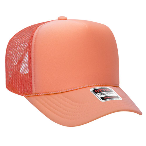 OTTO 39-165 5-Panel High Crown Foam Trucker Hat