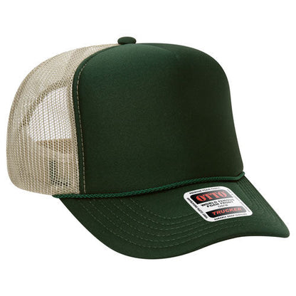 OTTO 39-165 5-Panel High Crown Foam Trucker Hat