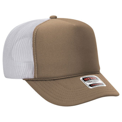 OTTO 39-165 5-Panel High Crown Foam Trucker Hat