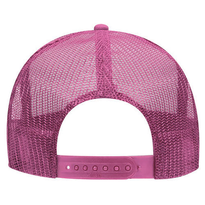 OTTO 39-165 5-Panel High Crown Foam Trucker Hat