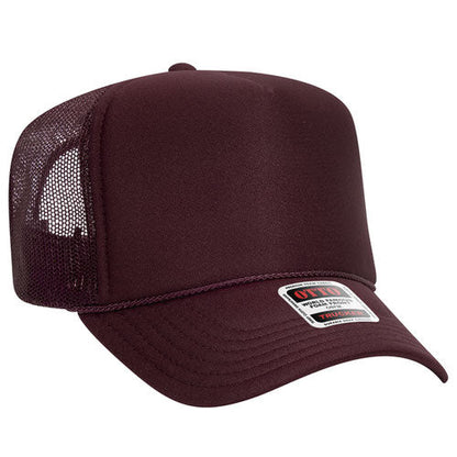 OTTO 39-165 5-Panel High Crown Foam Trucker Hat