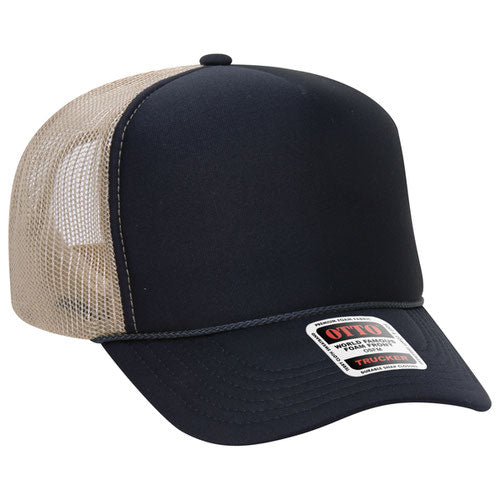 OTTO 39-165 5-Panel High Crown Foam Trucker Hat
