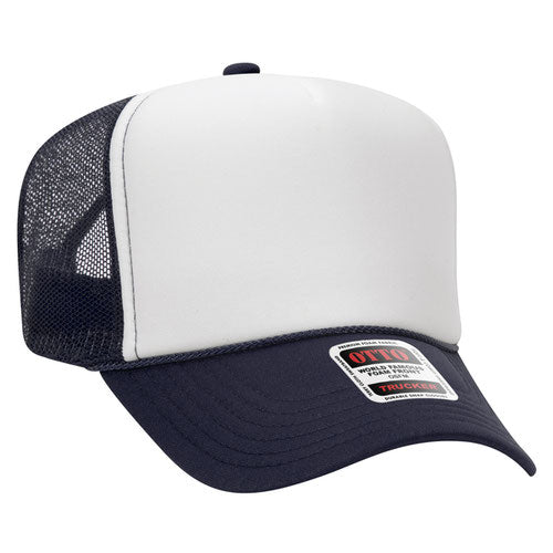 OTTO 39-165 5-Panel High Crown Foam Trucker Hat
