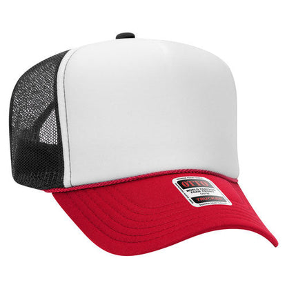 OTTO 39-165 5-Panel High Crown Foam Trucker Hat