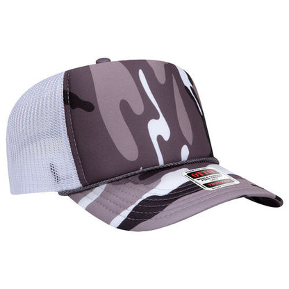 OTTO 39-165 5-Panel High Crown Foam Trucker Hat