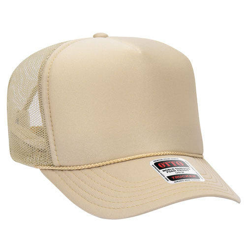 OTTO 39-165 5-Panel High Crown Foam Trucker Hat